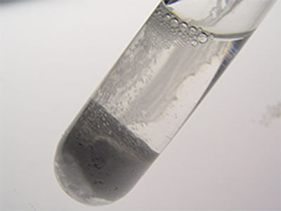 chemical reaction rate test tube