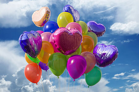 gases variable shape balloons