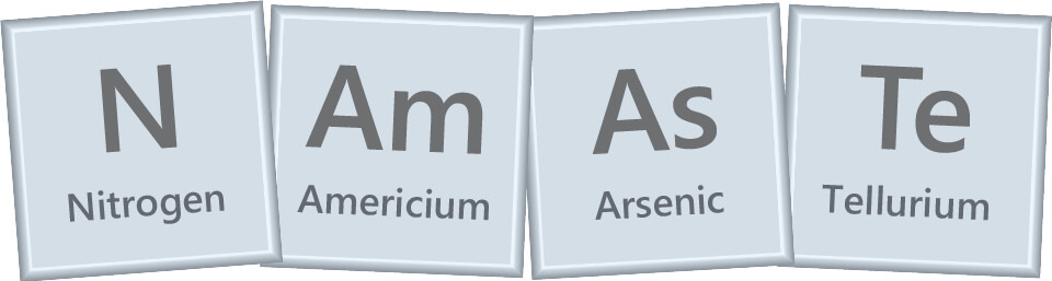 NAmAsTe periodic table elements symbols words