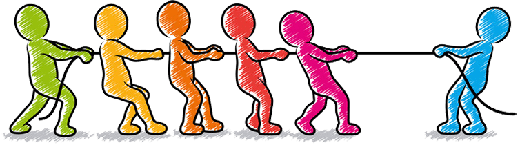 unbalanced forces tug-of-war