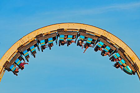 looping roller coaster