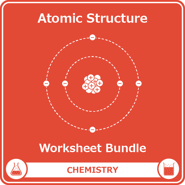 atomic structure worksheet bundle