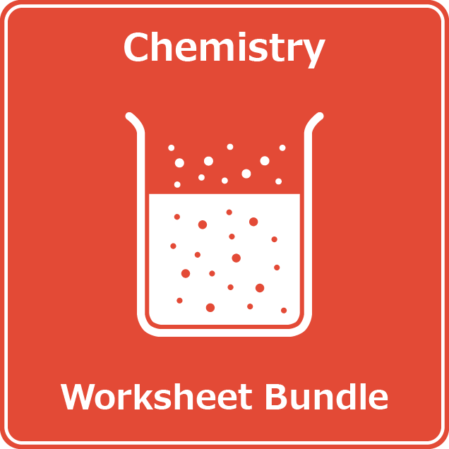 chemistry complete worksheet bundle