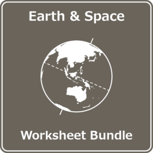 earth science astronomy complete worksheet bundle
