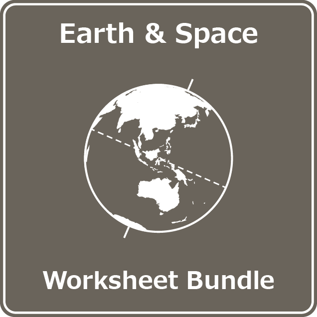 earth science astronomy complete worksheet bundle
