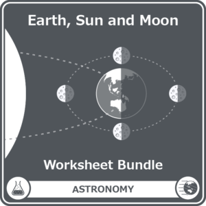earth sun and moon worksheet bundle