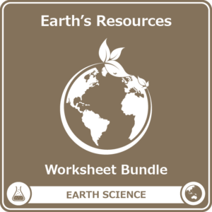 earths resources worksheet bundle