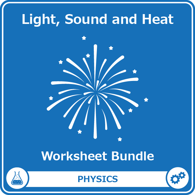 light sound and heat worksheet bundle