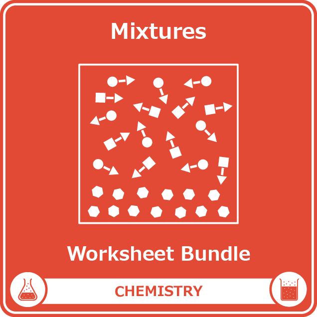mixtures worksheet bundle
