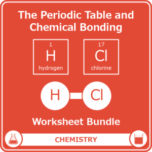 the periodic table and chemical bonding worksheet bundle
