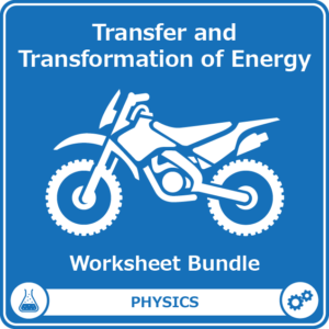 transfer and transformation of energy worksheet bundle