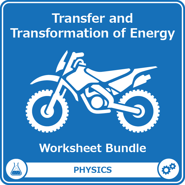 transfer and transformation of energy worksheet bundle